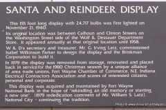 The W and D Santa and Reindeer display