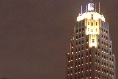 The Lincoln Tower Christmas display