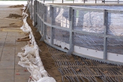 The Headwaters Park Ice Rink set up