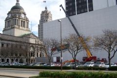 The W&amp;D Santa and Reindeer display