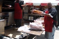 2008 BBQ Ribfest: Desperado's loading the cooker