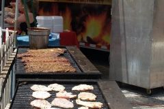 2008 BBQ Ribfest: Ribs and Chicken cooking at Two Fat Guys Bar-B-Q.