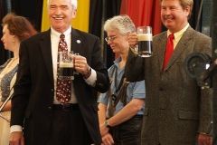 2008: Mayor Tom Henry and Geoff Paddock