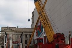 The W&D Santa and Reindeer display set-up