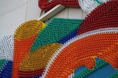 The W&D Santa and Reindeer display set-up