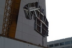 The W&D Santa and Reindeer display set-up