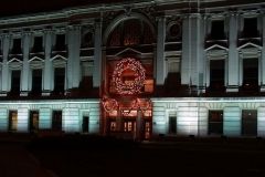 The Allen County Courthouse wreath