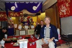 Parade float preparation