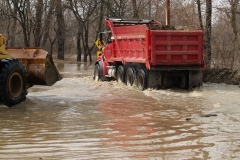Constructing the clay levee