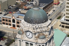 Allen County Courthouse and birds