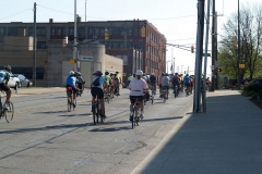 Riding East on Superior Street