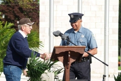 Jerry Vandeveer and FWPD Officer Michael Joyner