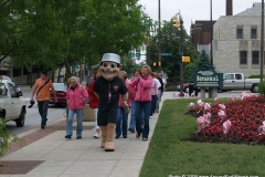 Johnny leads the parade