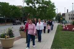 Johnny leads the parade