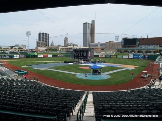 Mercy Me Concert set up