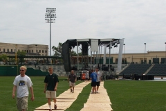 Mercy Me Concert set up