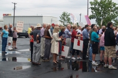 The Hands Off My Health Care bus tour