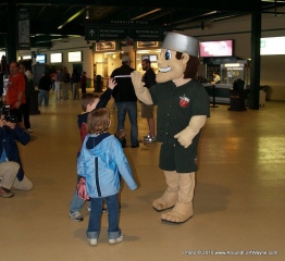 Johnny working the crowd