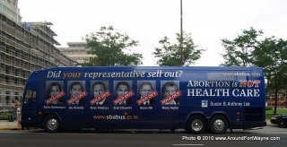 \'Votes Have Consequences\' Bus