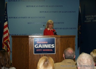 Fort Wayne City Councilwoman Liz Brown