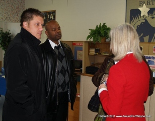 Fort Wayne City Councilwoman Liz Brown and Jerome Gaines