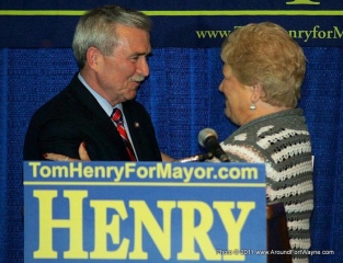 Mayor Tom Henry and Sandy Kennedy