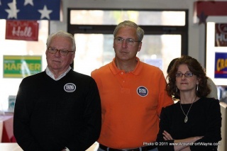 Tom Smith, Mitch Harper and Dawn