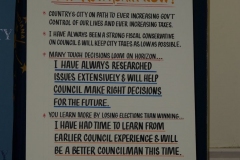 Fort Wayne City Councilman Dr. John Crawford's visual aid