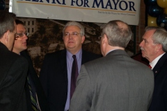 Tim Pape and Mayor Tom Henry