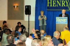 Sandy Henry and Mayor Tom Henry