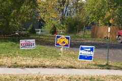 Dr. John Crawford yard sign
