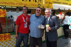 2011/07/08: Adam Ehle, Jack Hammer and Mayor Tom Henry