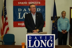 Indiana State Senator David Long and Mitch Harper