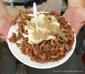 German Chocolate Funnel Cake