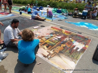 2012/07/15: Three Rivers Festival Chalk Walk