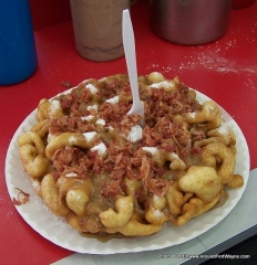 Maple Bacon Funnel Cake