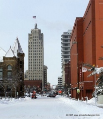 Looking west on Berry Street