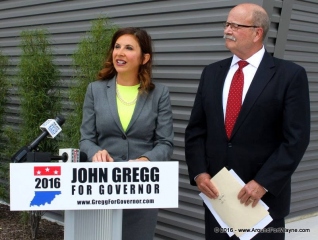 Christina Hale and John Gregg