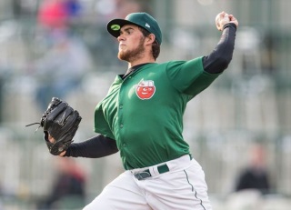TinCaps jersey worn during a game