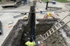 Southwood Park neighborhood water main