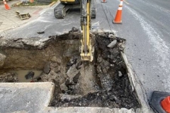 Southwood Park neighborhood water main