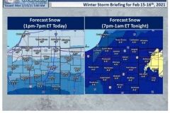 2021/02/15 @ 06:47: National Weather Service Situation Report
