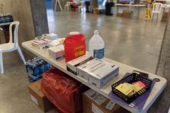 An ISDH COVID-19 Mass Vaccination Clinic bay