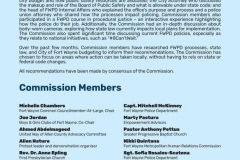 Mayor's Commission on Police Reform and Social Justice final report