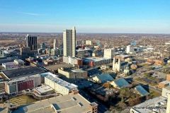 Southwest side of downtown Fort Wayne, Indiana