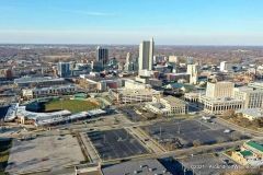Southwest side of downtown Fort Wayne, Indiana