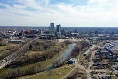 North side of downtown Fort Wayne, Indiana