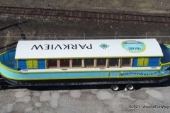 The Sweet Breeze canal boat replica