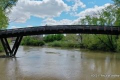 Headwaters Park pedestrian bridge