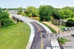 Van Buren Street Bridge ribbon cutting